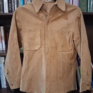 Lord & Taylor Vintage Tan Button Down Shirt